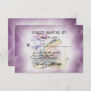 Frog Wedding RSVP Card