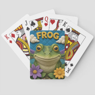 Frog Wetland Bank Modern KlayKoo Poker Cards