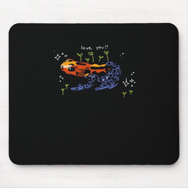 Frog Who Loves You Simple Classic Style Mouse Pad (Front)