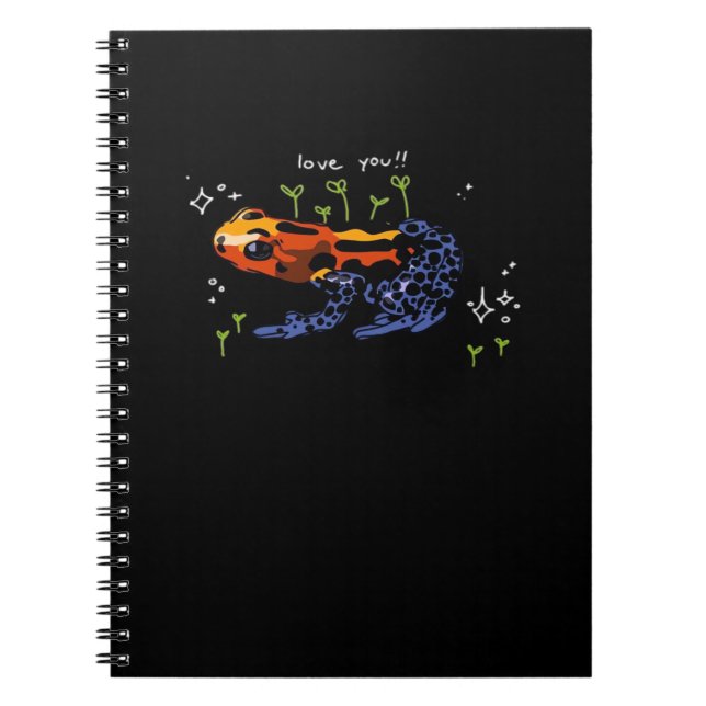 Frog Who Loves You Simple Classic Style Notebook (Front)