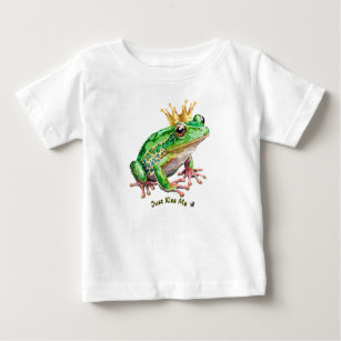 Frog with a crown baby T-Shirt
