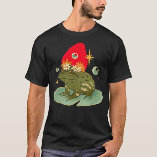 Frog with a strawberry hat 12 T_Shirt