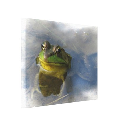 Frog with Attitude Canvas Print