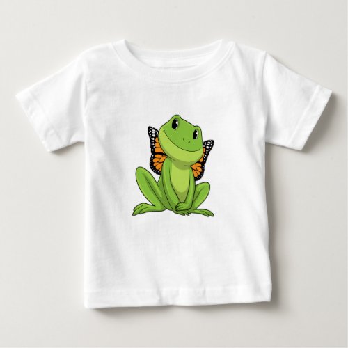Frog with Butterfly Baby T_Shirt