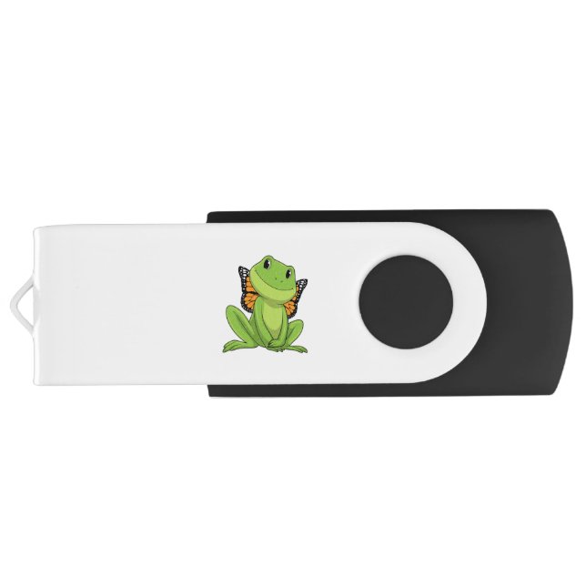 Frog with Butterfly Flash Drive (Back)