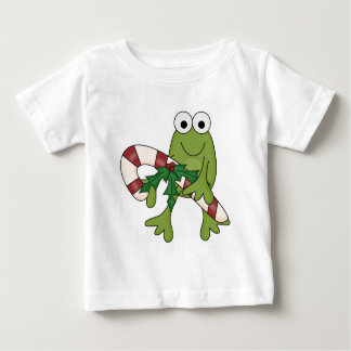 Frog With Candy Canes Tshirts and Gifts