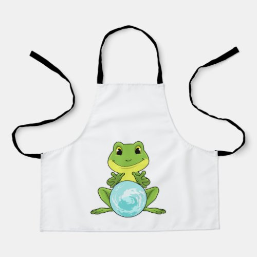 Frog with Crystal ball Apron