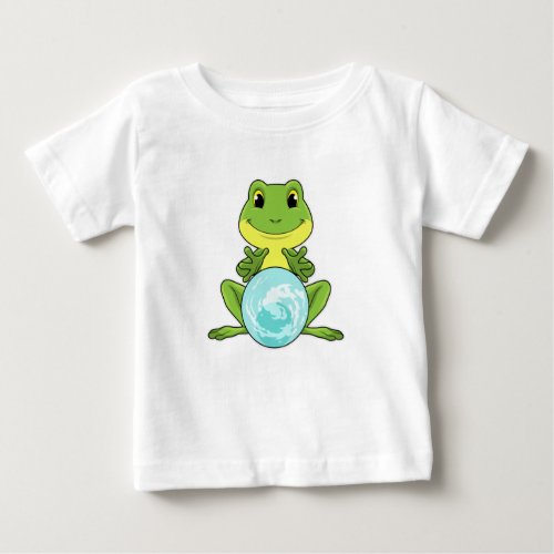 Frog with Crystal ball Baby T_Shirt