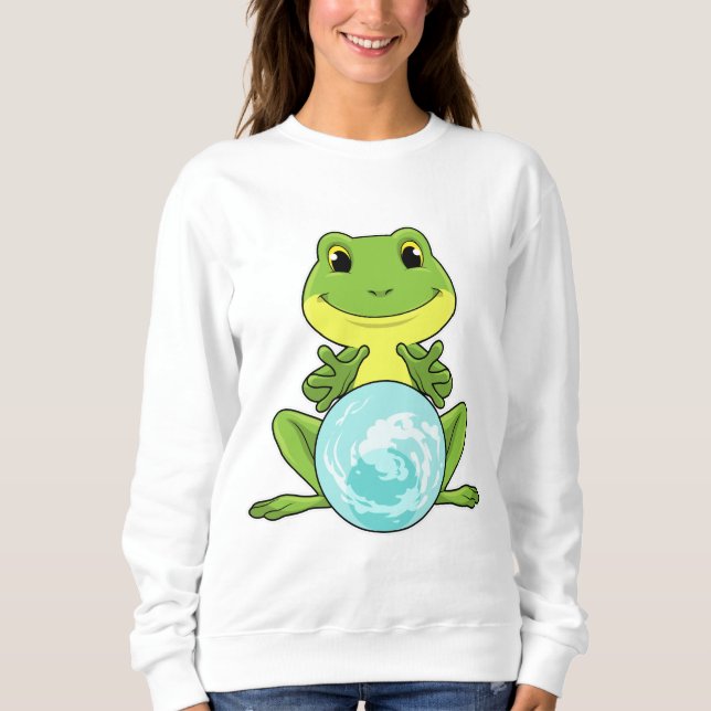 Frog with Crystal ball Sweatshirt (Front)