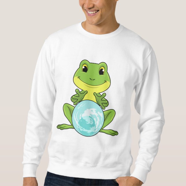 Frog with Crystal ball Sweatshirt (Front)