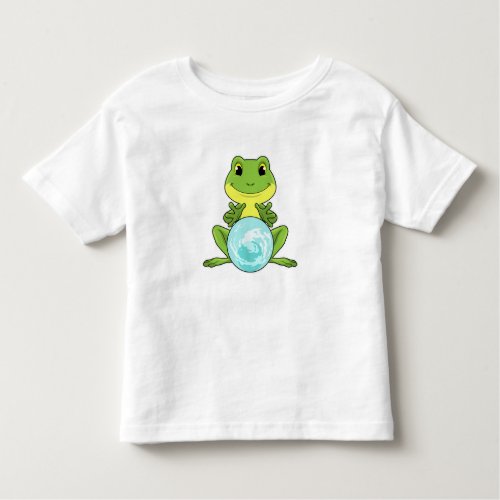 Frog with Crystal ball Toddler T_shirt