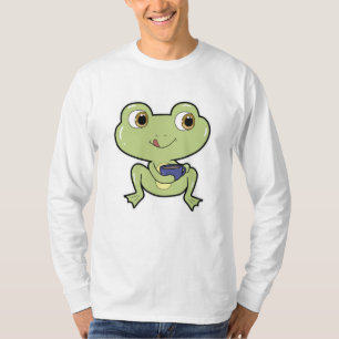 Frog with Cup of Coffee T-Shirt