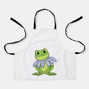 Frog with Daisy Apron