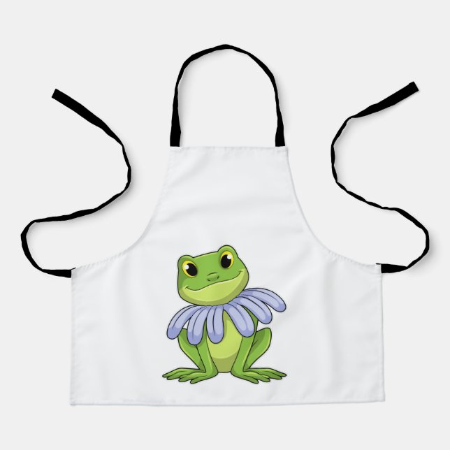 Frog with Daisy Apron (Front)