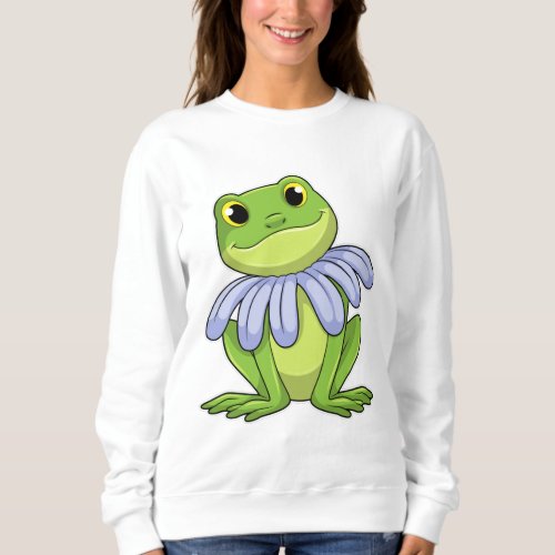 Frog with Daisy Sweatshirt