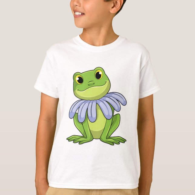 Frog with Daisy T-Shirt (Front)
