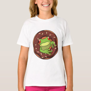 Frog with Donut T-Shirt