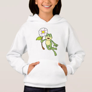 Frog with Flower.PNG Hoodie