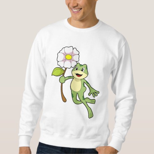 Frog with FlowerPNG Sweatshirt