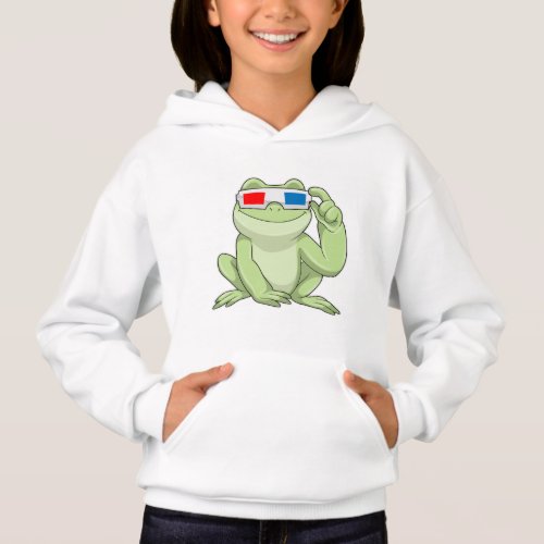 Frog with Glasses Hoodie