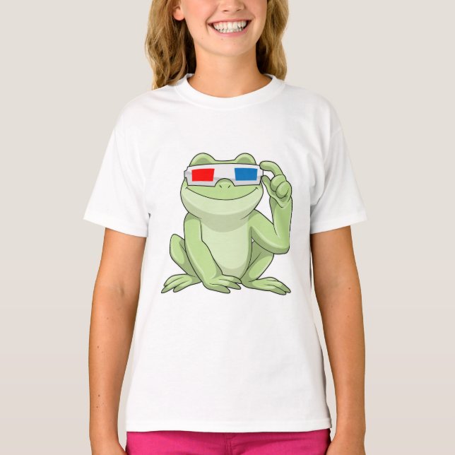 Frog with Glasses T-Shirt (Front)