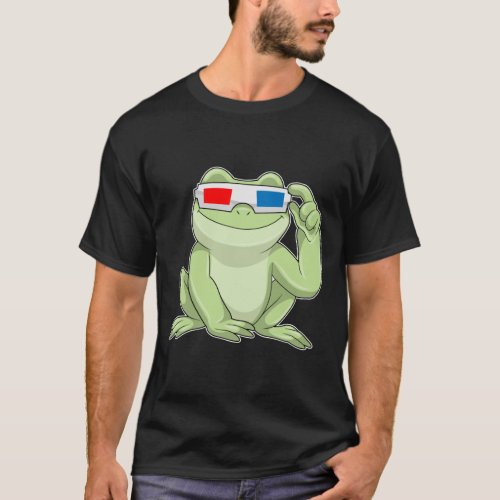 Frog with Glasses T_Shirt