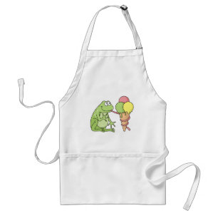 Frog with Icecream Adult Apron