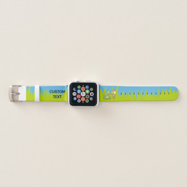 Frog with Icecream Apple Watch Band (Front)