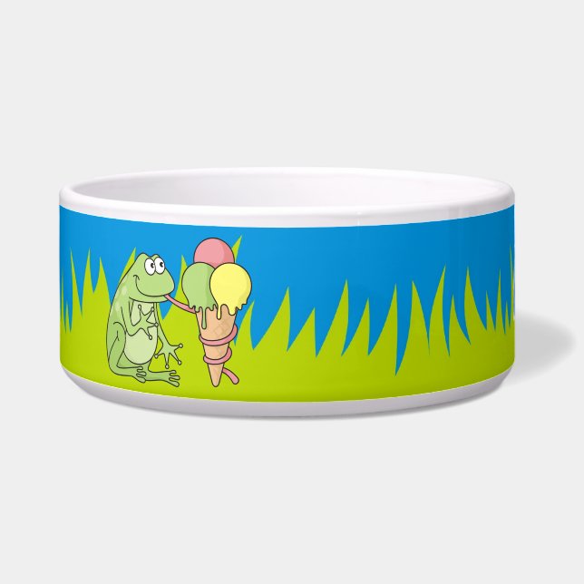 Frog with Icecream Bowl (Left)