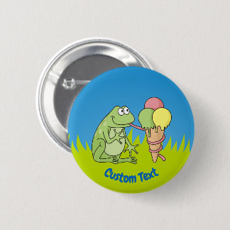 Frog with Icecream Button