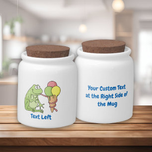 Frog with Icecream Candy Jar