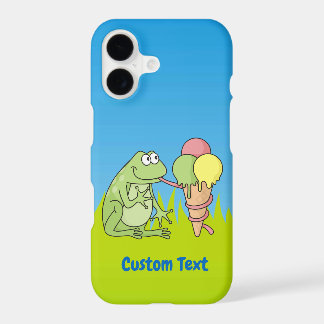 Frog with Icecream Case-Mate iPhone Case