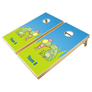 Frog with Icecream Cornhole Set
