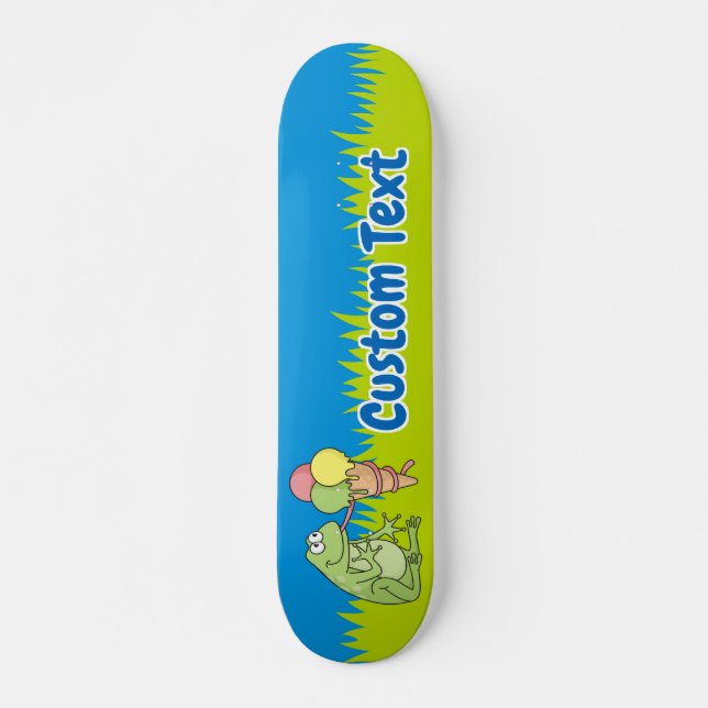 Frog with Icecream Skateboard (Front)