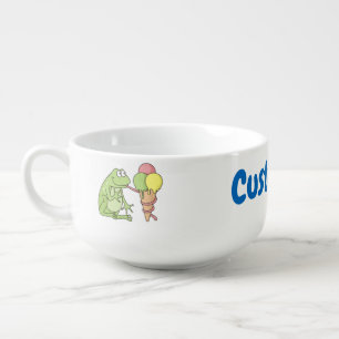 Frog with Icecream Soup Mug