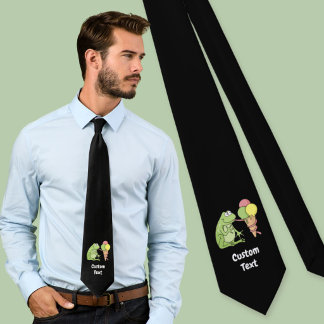Frog with Icecream Tie