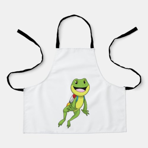 Frog with Jetpack Apron