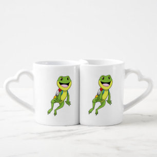 Frog with Jetpack Coffee Mug Set
