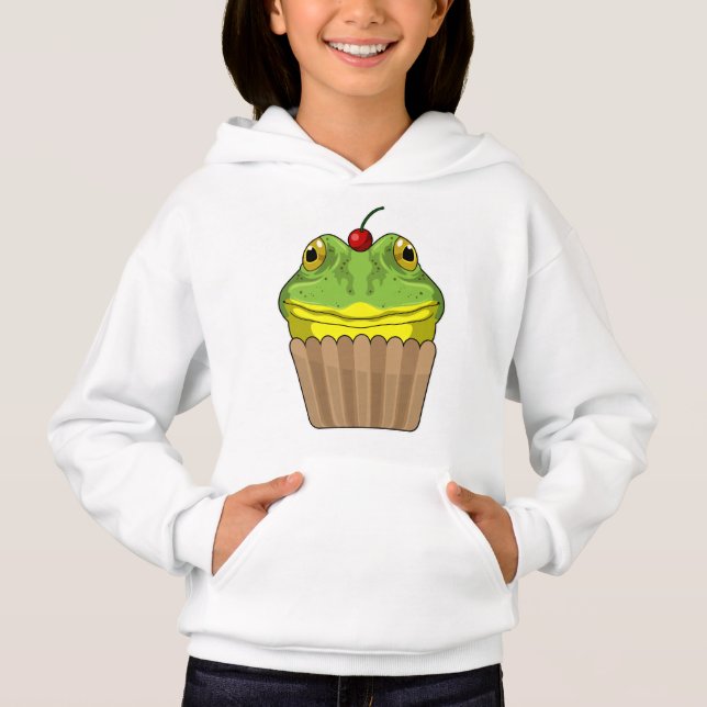 Frog with Muffin Hoodie (Front)