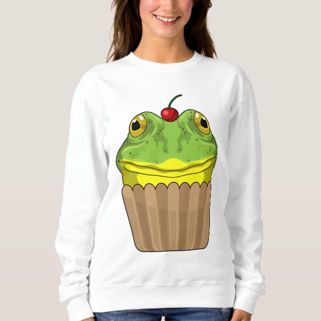 Frog with Muffin Sweatshirt (Front)
