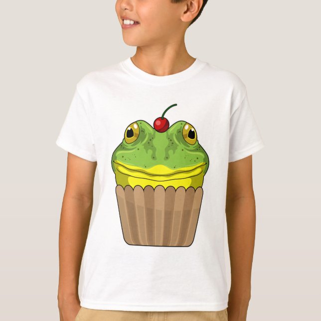 Frog with Muffin T-Shirt (Front)