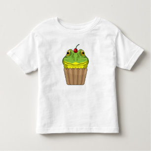 Frog with Muffin Toddler T-shirt