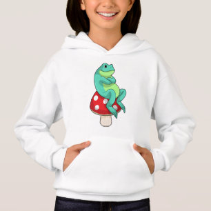 Frog with Mushroom Hoodie