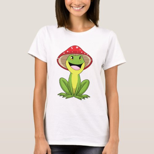 Frog with Mushroom T_Shirt