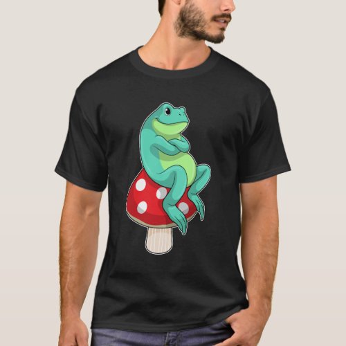Frog with Mushroom T_Shirt