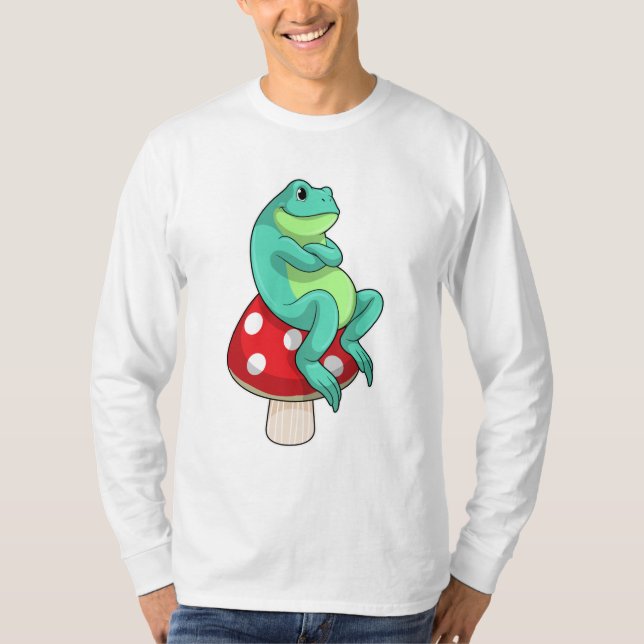 Frog with Mushroom T-Shirt (Front)