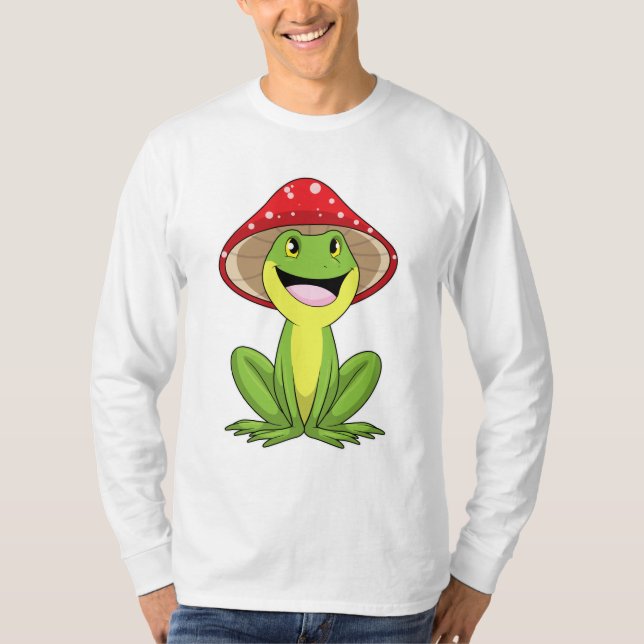 Frog with Mushroom T-Shirt (Front)