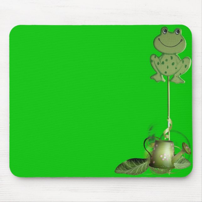 Frog with Pot Mousepad (Front)