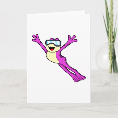 Frog with Sunglasses Card