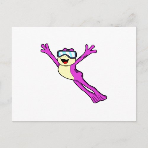 Frog with Sunglasses Postcard